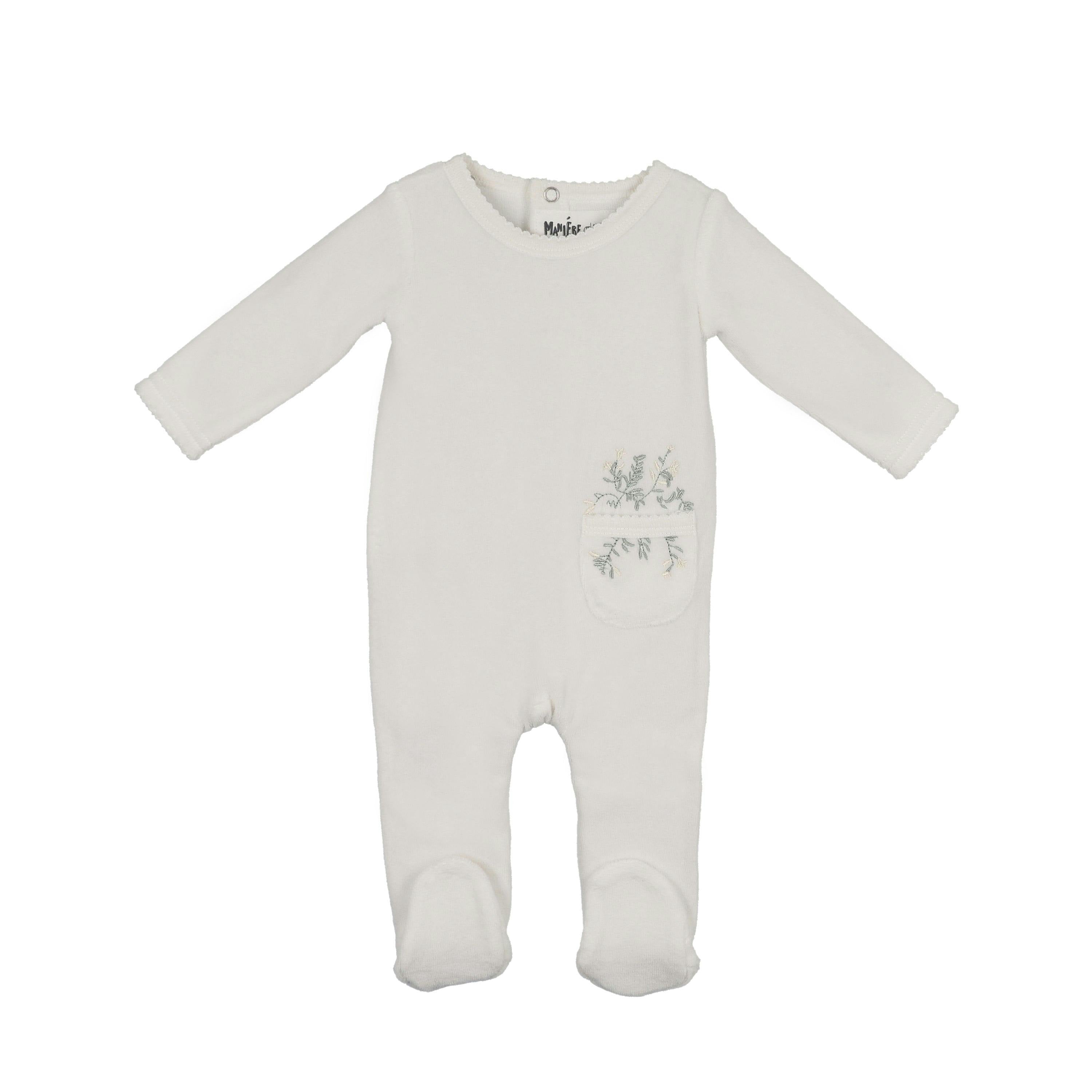 Velour Pocket Footie