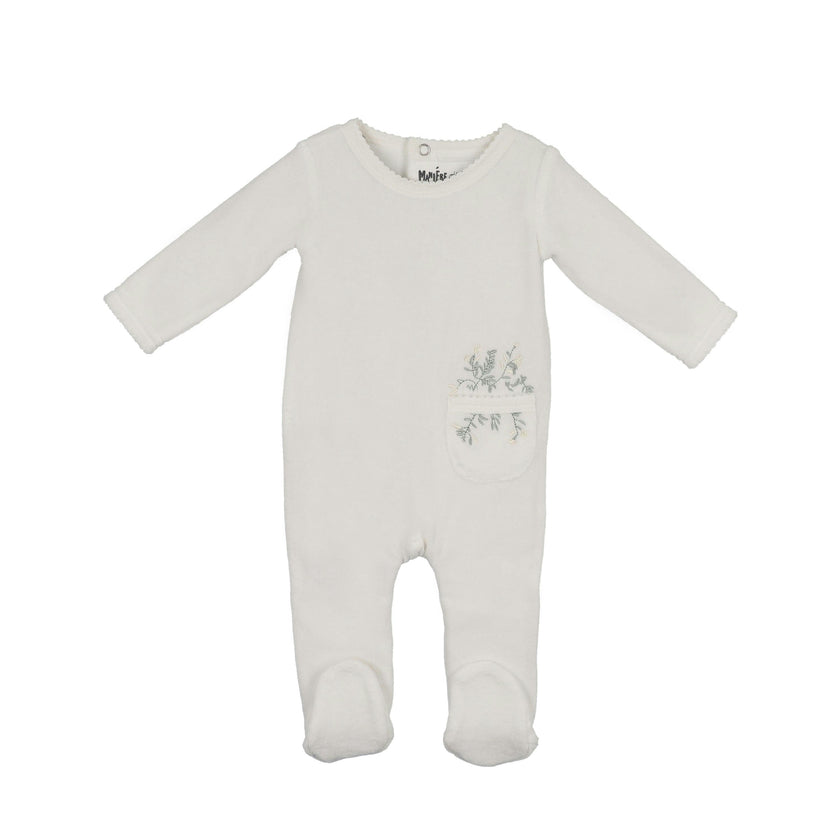 Velour Pocket Footie