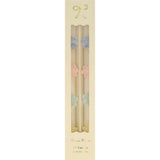 Pastel Flower Taper Candles