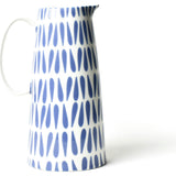 Iris Blue Drop Pedestal Pitcher
