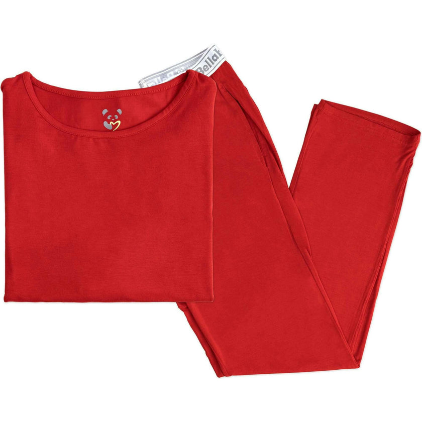Winterberry Red Bamboo Men's Pajama Set