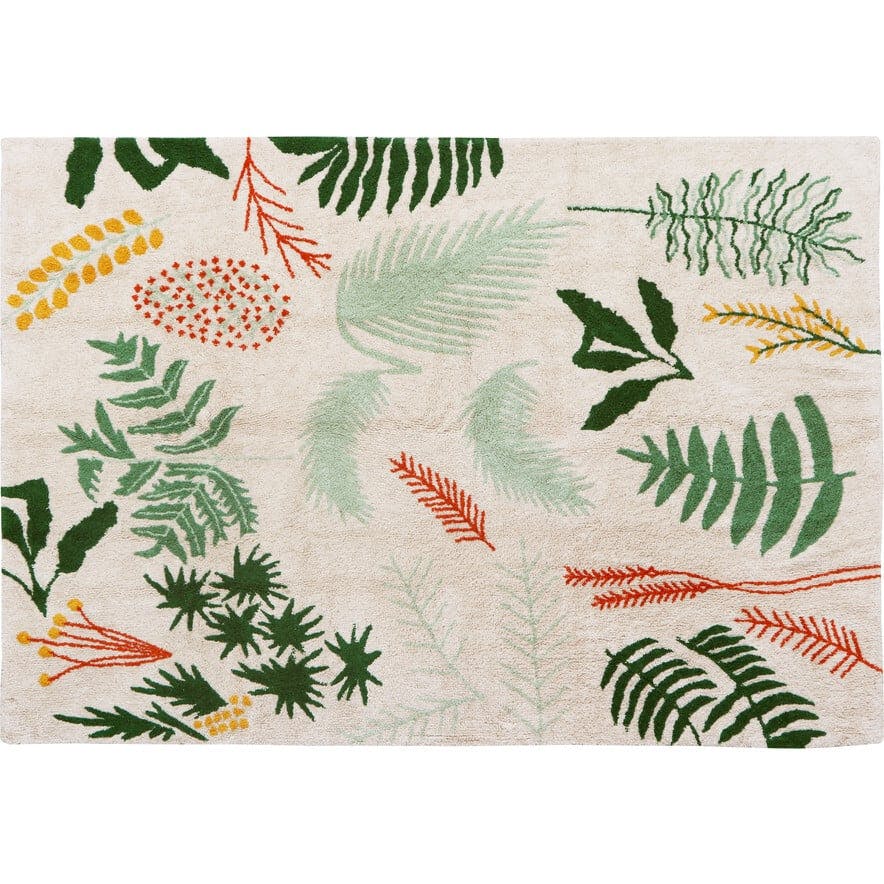 Botanic Rectangular Washable Rug