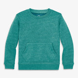 Kids cozy fleece crewneck sweatshirt
