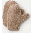 Fuzzy Ribbed Cuff Mittens
