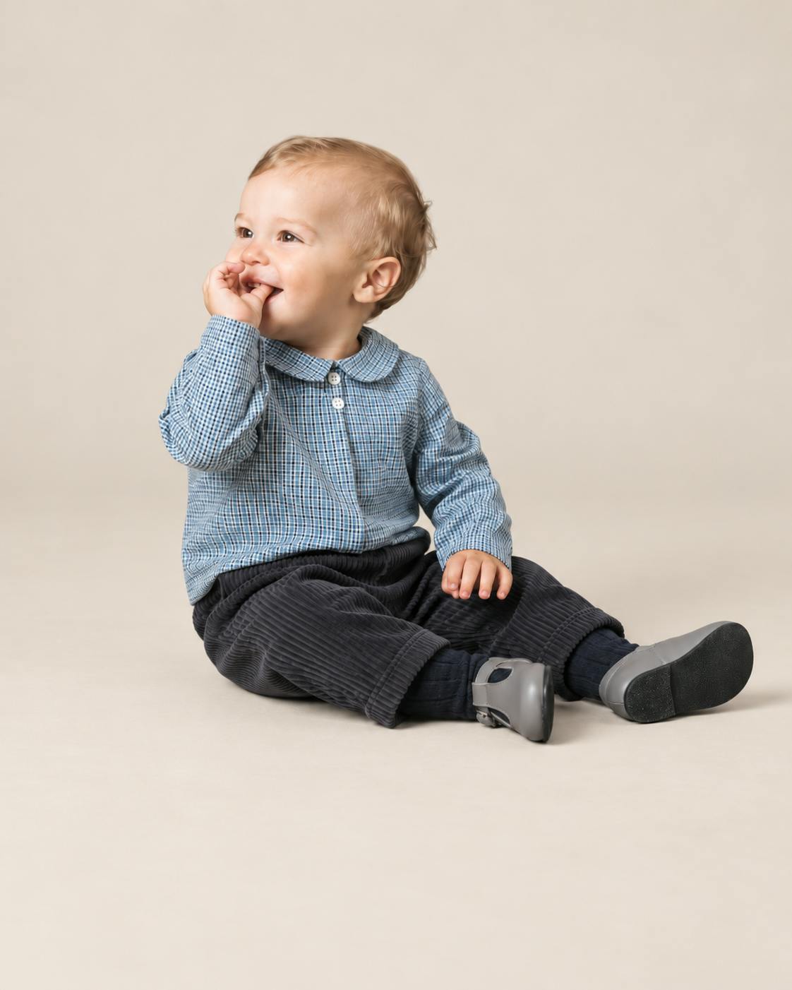Darius Shirt Vintage Blue Check