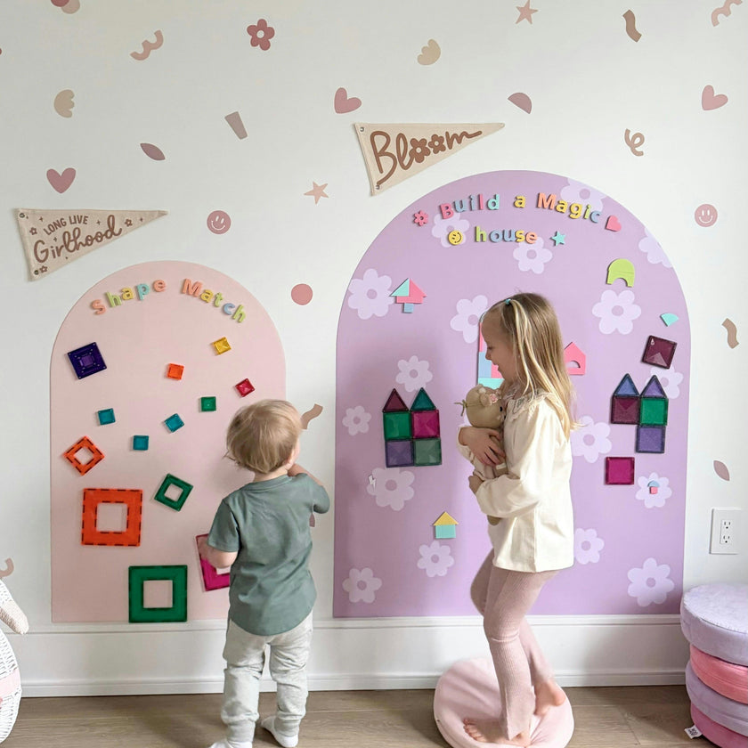 MEGA Magic Playwall - Arch Magnetic Wall Decal for Kids