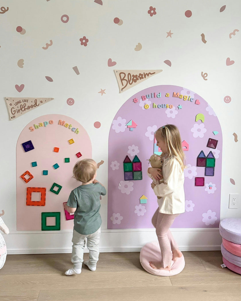 MEGA Magic Playwall - Arch Magnetic Wall Decal for Kids
