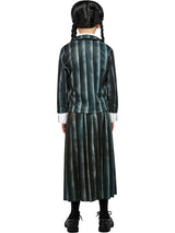 Girls' Wednesday Addams Nevermore Academy Black School Uniform Costume