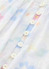 Deanna Sleeve Embroidery Mini Dress