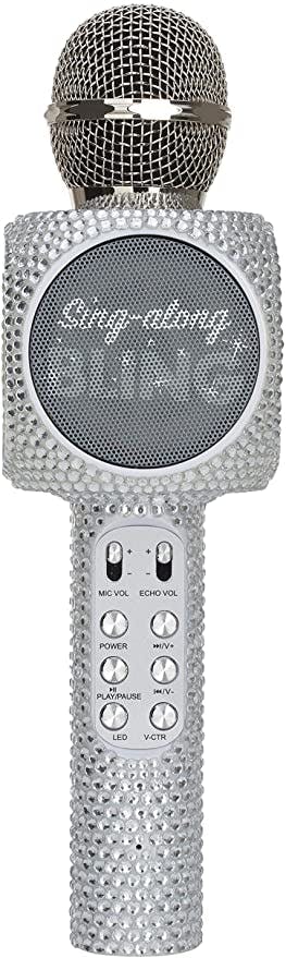 Party2-Go Karaoke Mic Disco Ball Combo