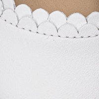 Ava Baby Ballet Flat | White Leather