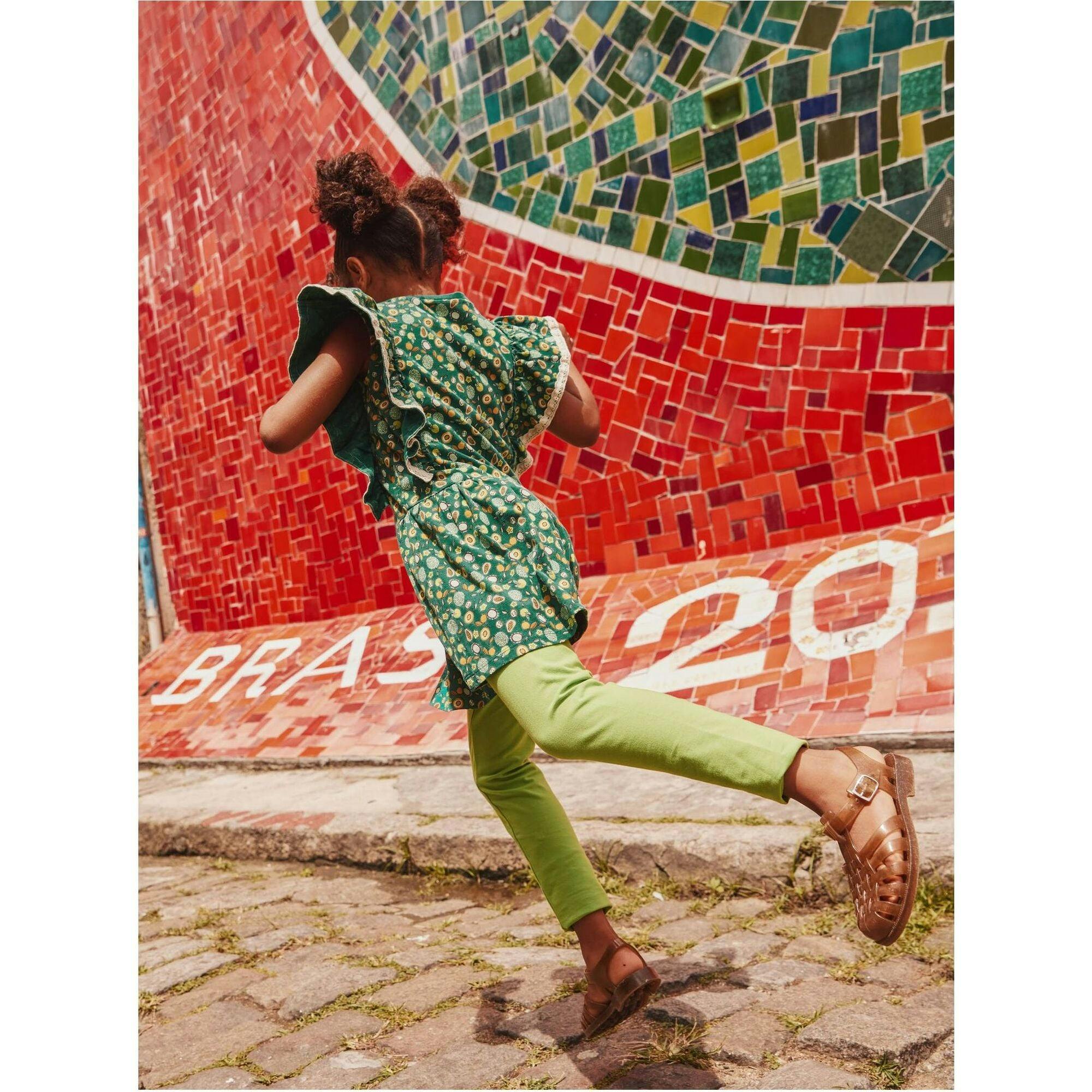 Solid Leggings, Green