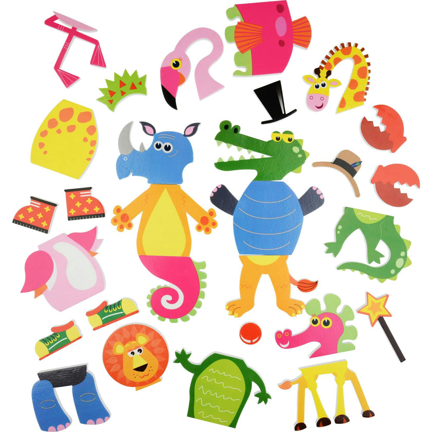 Buddy & Barney: Weird & Wonderful Animals Bath Time Stickers