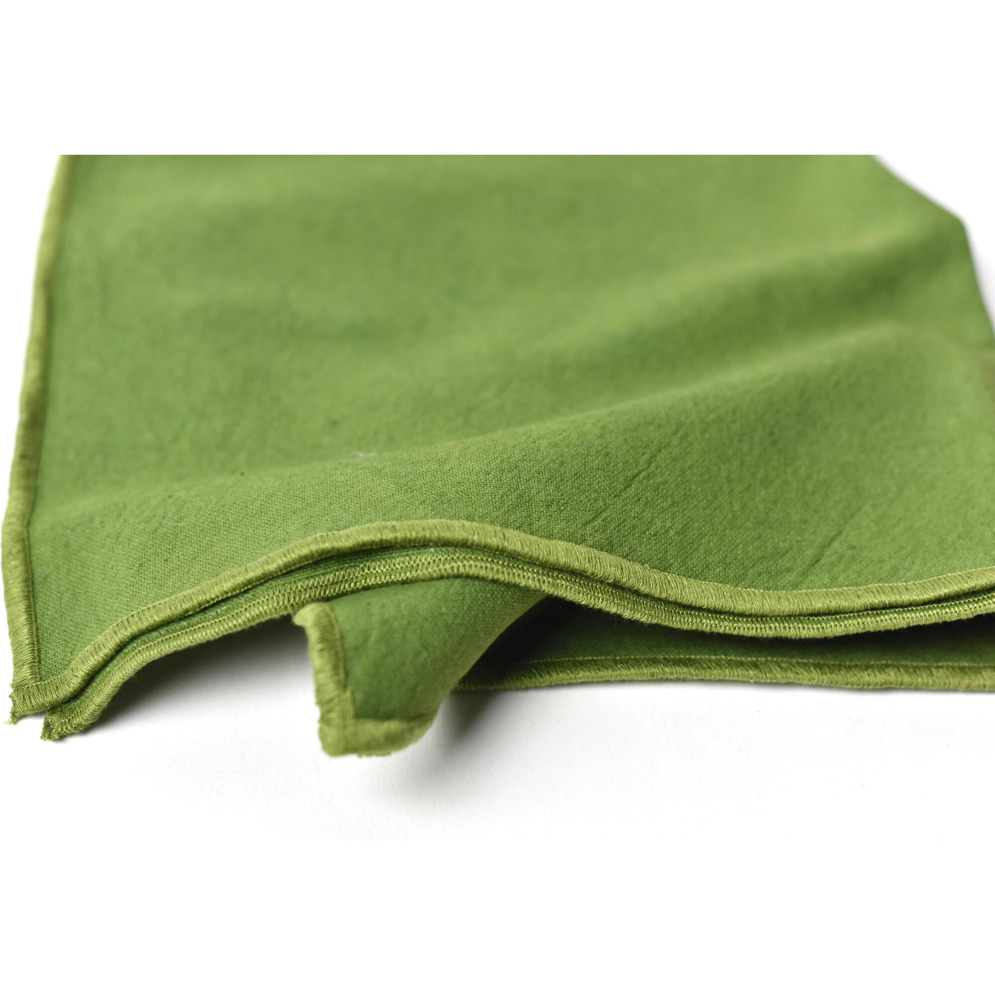 Color Block Olive Napkin