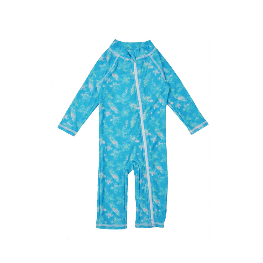 UPF 50+ Long Surf Swimsuit - Two Way Zipper