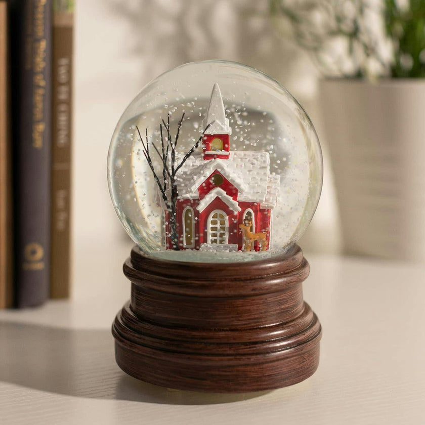 Ashfield & Harkness Sanctuary Church Decorative Snow Globe