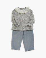 Amelia Blouse Blue Plum Liberty