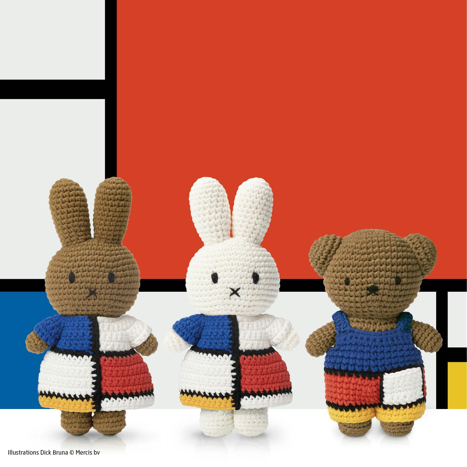 Miffy Piet Mondrian Inspired Doll