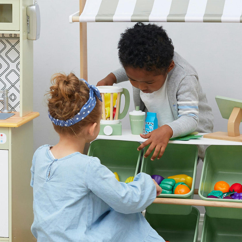 Little Chef Frankfurt Wooden Blender Play Kitchen Accessories