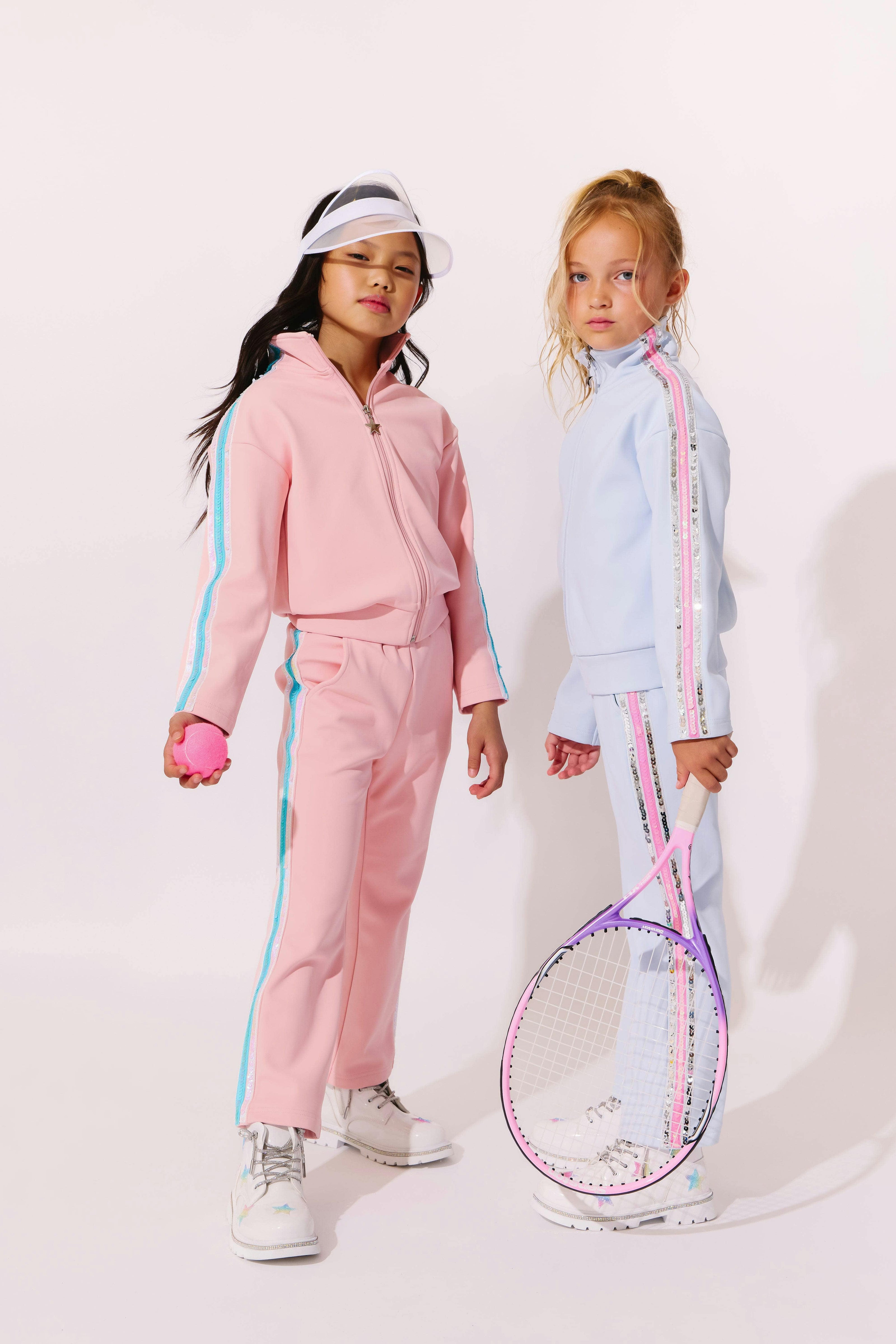 Rainbow Stripe Soft Scuba Tracksuit