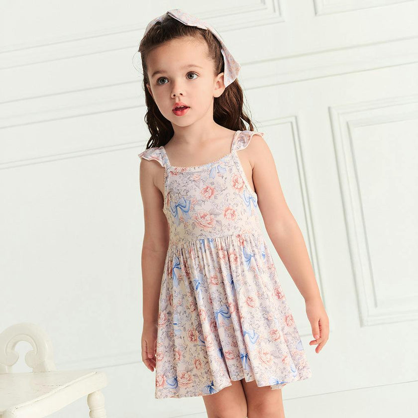 Agatha Ruffled Picot Twirl Dress