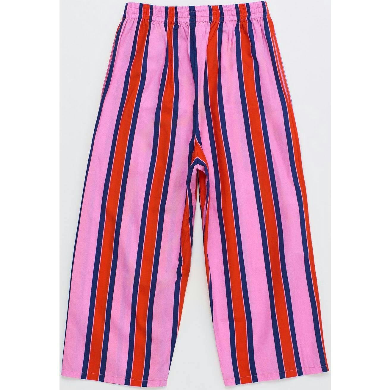TROPIC STRIPED PANTS PINK