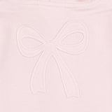 Veiled Pink Bows - Zip Peplum Hoodie