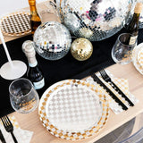 Check It! Gold Clash Cocktail Napkins