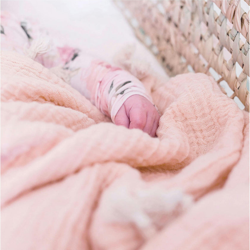 6 Layer Muslin Blanket Desert Rose