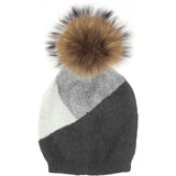 Triangle Color Block Hat (Snap On Pom Sold Separately)
