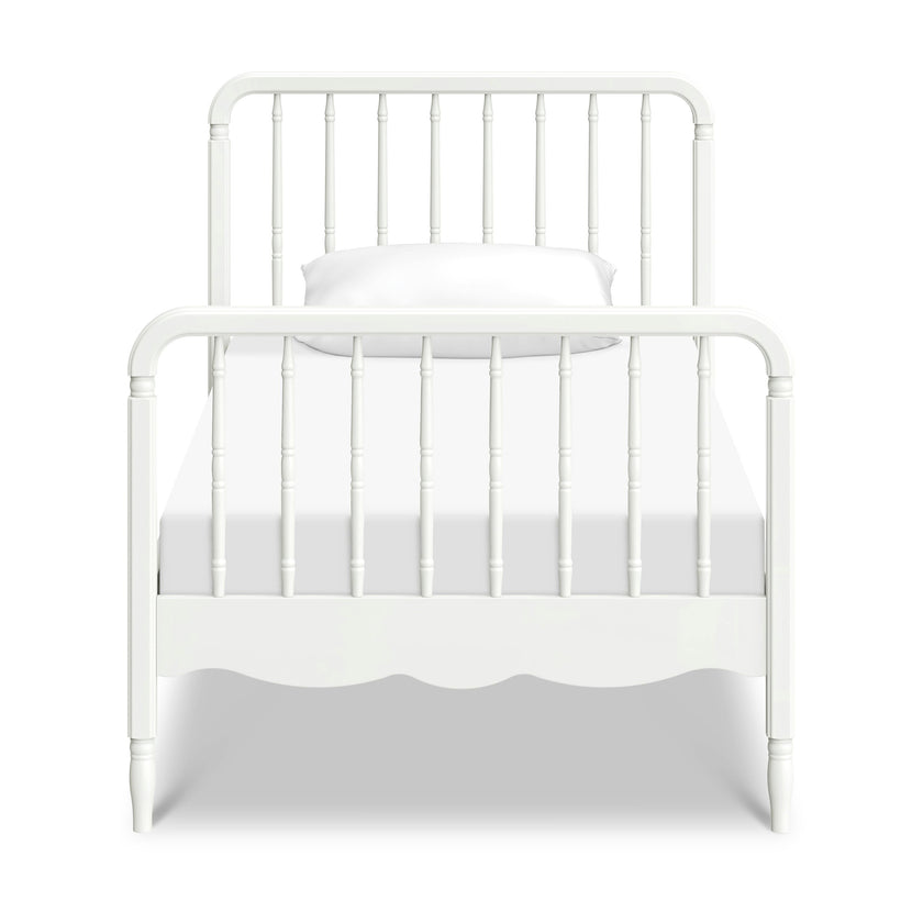 Liberty Spindle Twin Bed in Warm White
