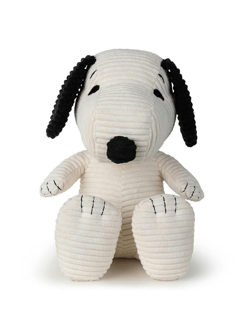 Plush Peanuts Snoopy Corduroy Cream 11"