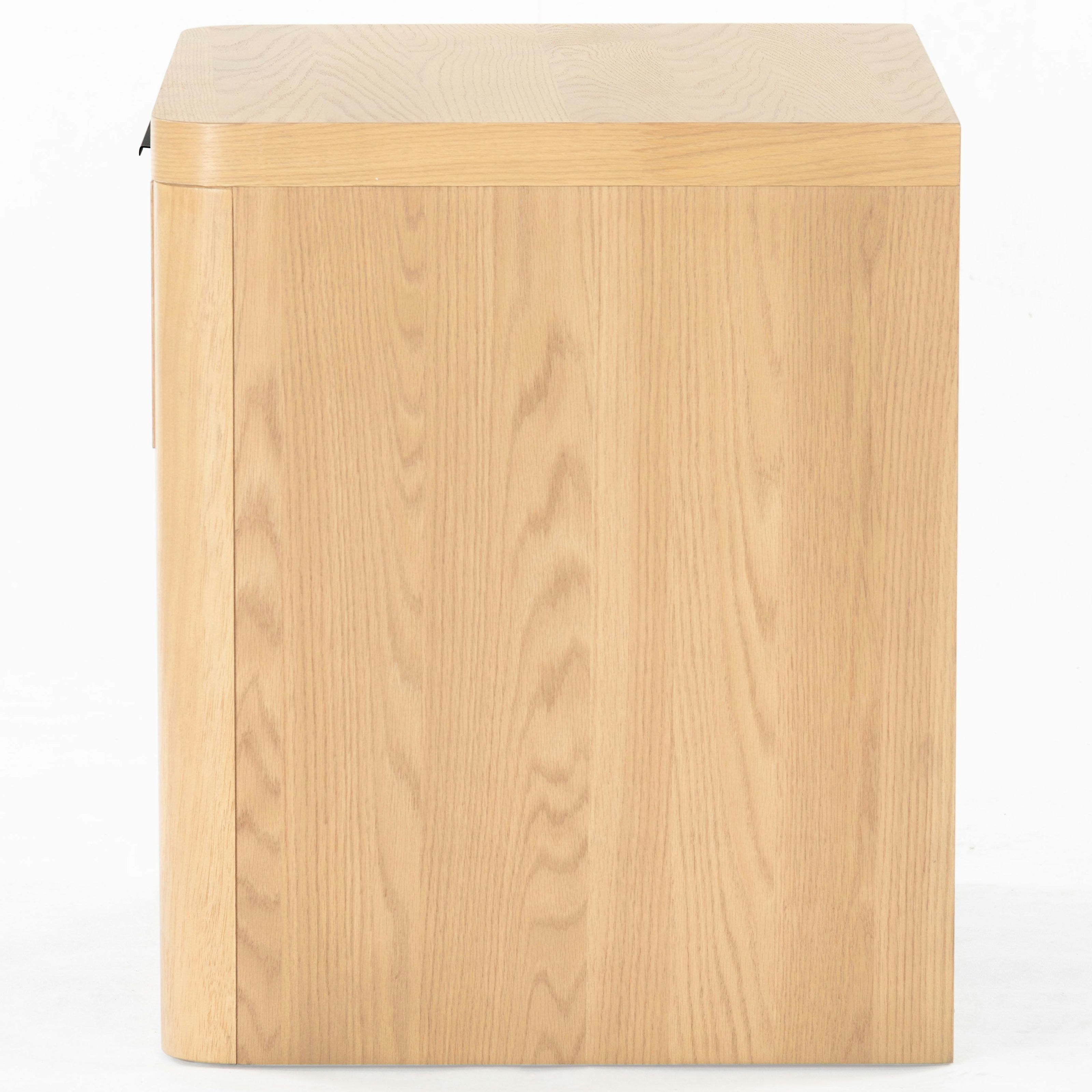 Raylie 1 Drawer Wood Nightstand