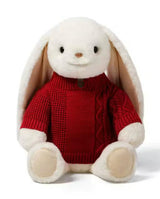 McHugs Joyful Milky Smiling Rabbit Weighted Plush 25cm