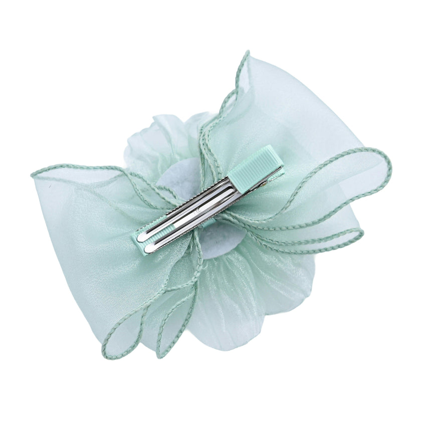 Multicolor Flower Hair Clip Set