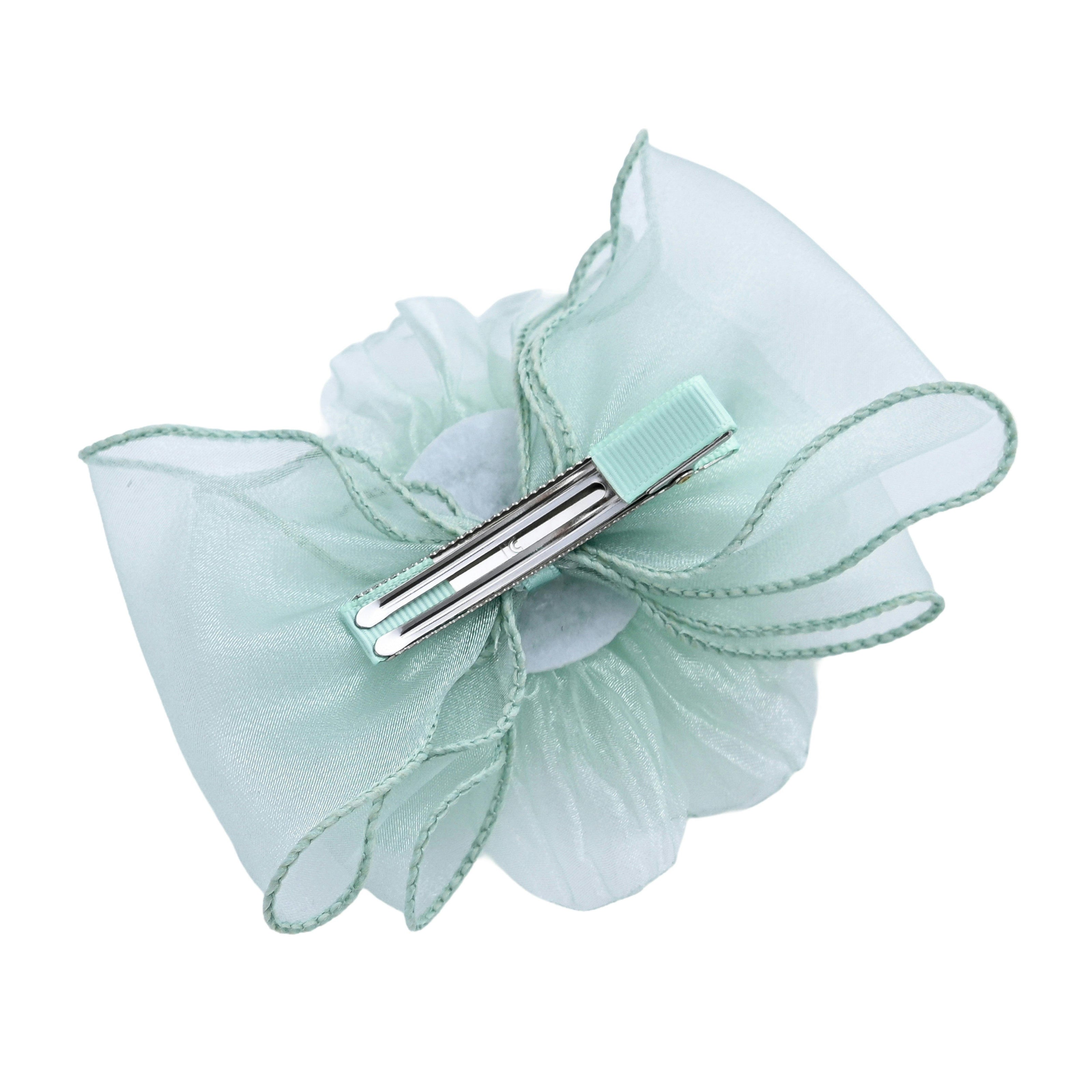 Multicolor Flower Hair Clip Set