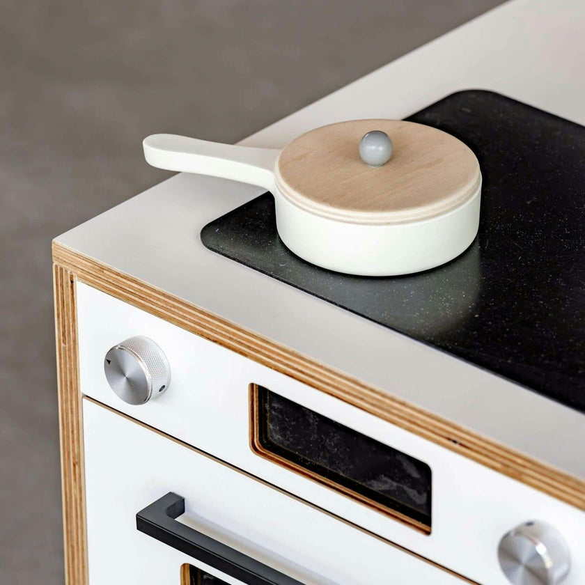 Kitchenette Mini – White & Oak Pretend Play Station