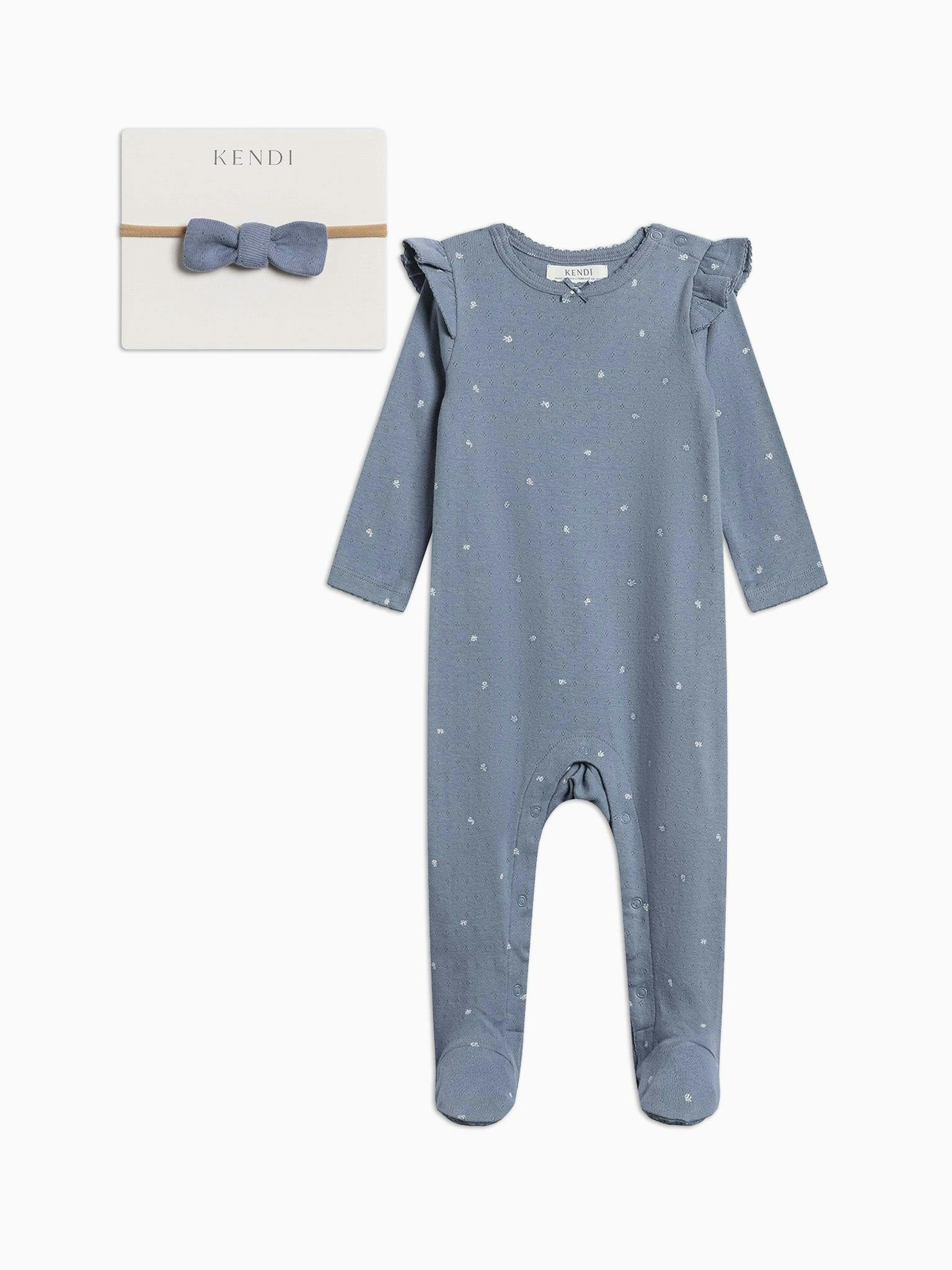 Organic Girls Winter Sleeper Pointelle Set