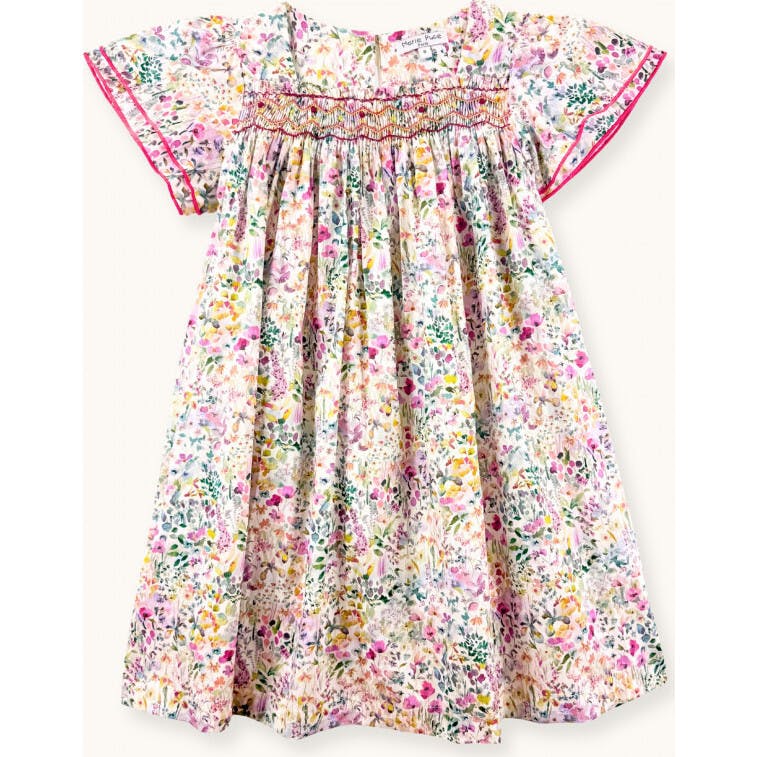 Dress Ornella Hand-Smocked In Liberty Felda, Florals