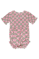 Baby Parker Romper in Floral Fan