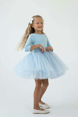 Cool Blue Tutu Dress