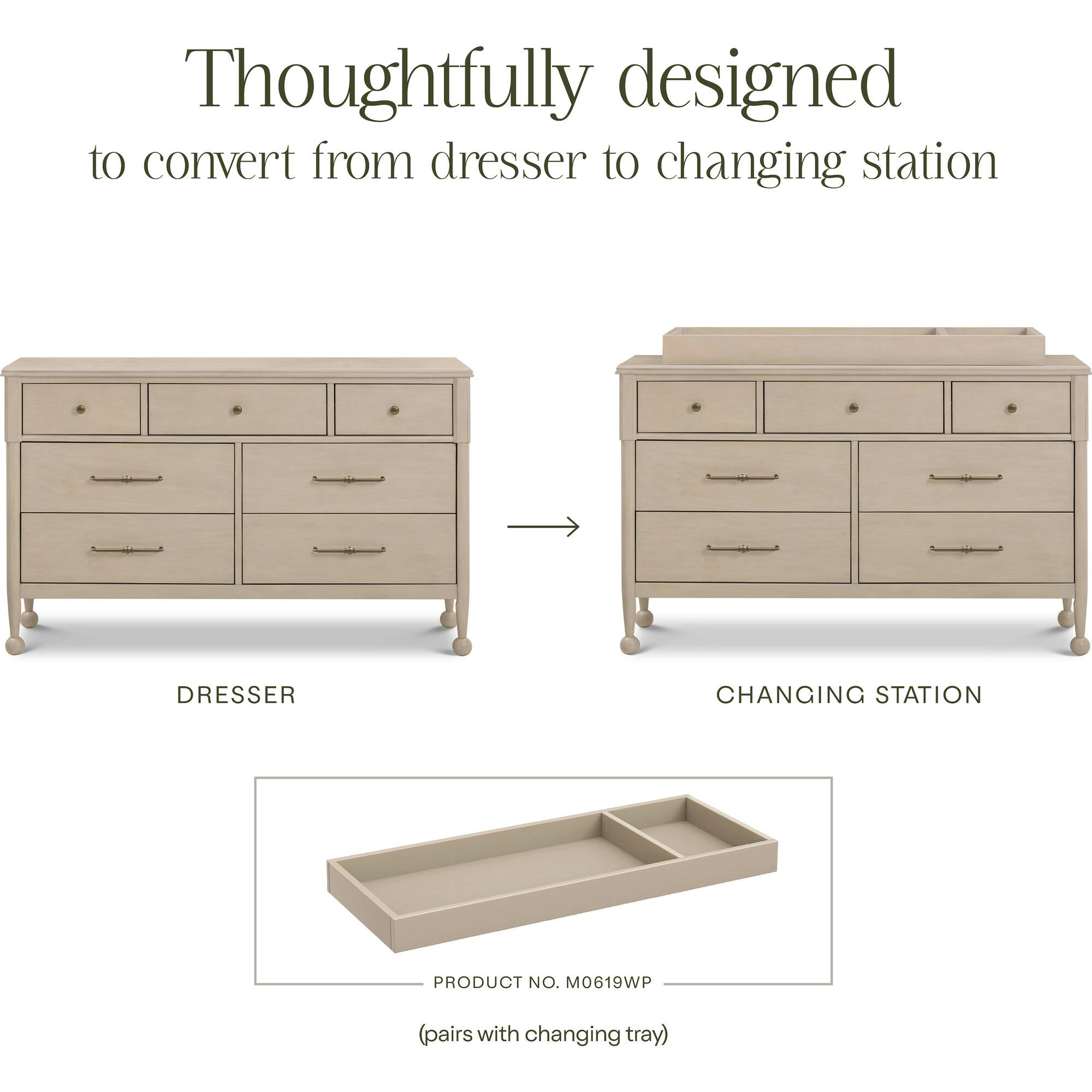 Alouette 7-Drawer Assembled Dresser