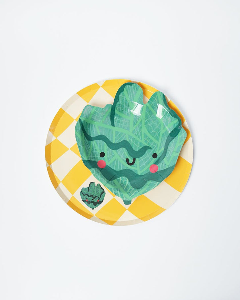 Little Chef Checkered Dinner Plates
