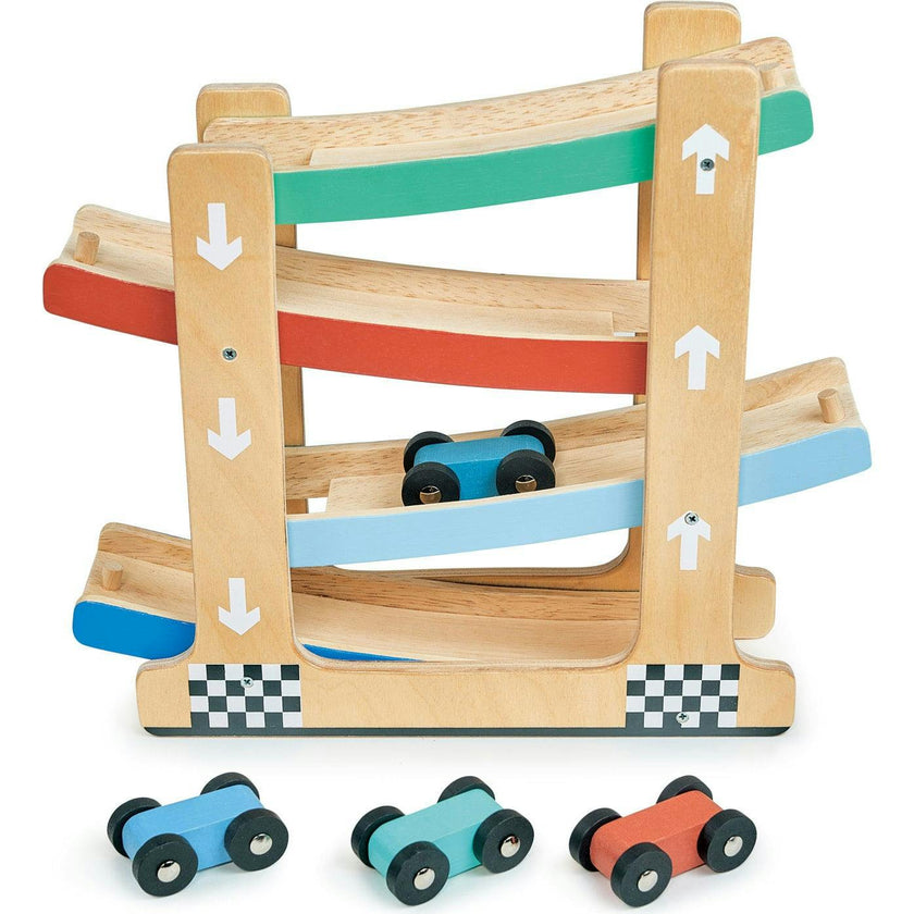 Wooden Ramp Racer Toy