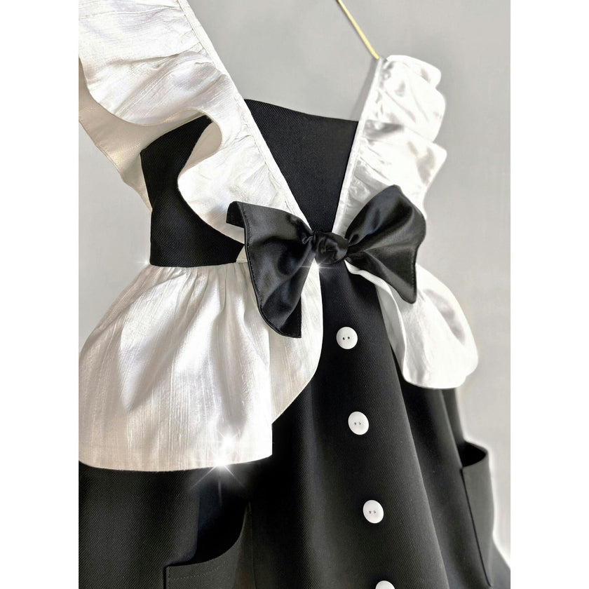 The Tuxedo Dress, Black