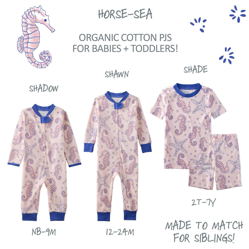 SHAWN Snug-fit Footless Baby Pajamas for Boys & Girls