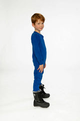 One Piece Thermal Underwear Royal Blue