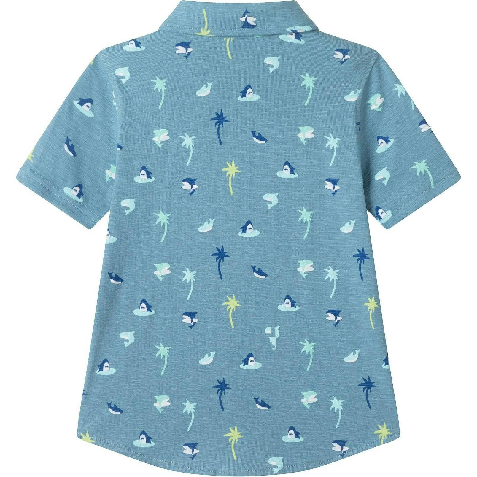 Boys Knit Buttondown Set | Tropical Vibes