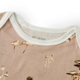 Mushroom Organic Cotton Long Sleeve One Piece