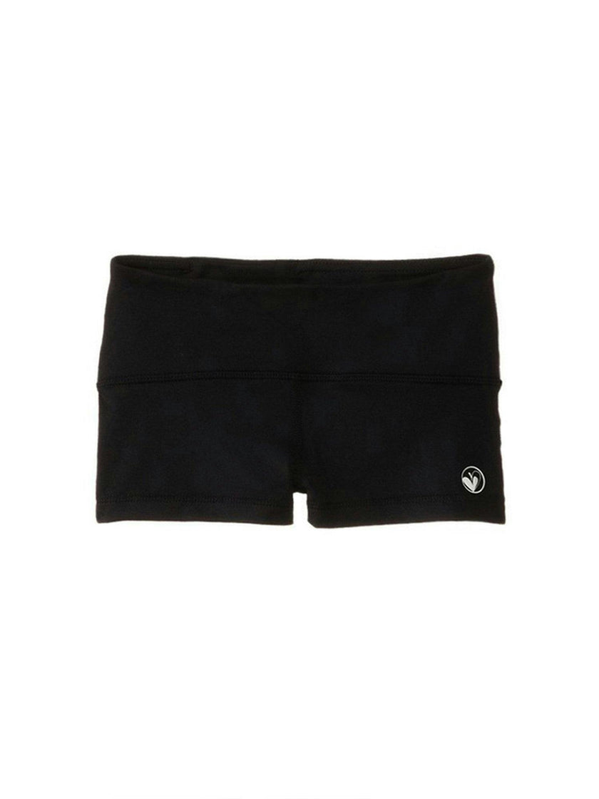 Essential Black Activewear Mini Shorts